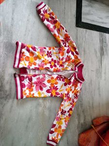 flowery pattern jacket new one