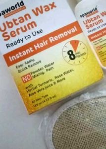 Spaworld Ubtan Wax Serum with natural loofah