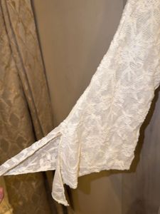 Savana Elegant White Lace Gown