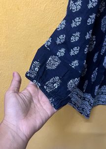 Beautiful Navy Blue Printed top