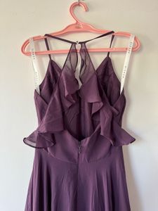 new megara modern purple dress👗