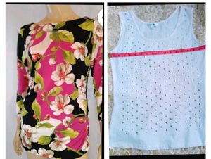 Floral Top & Embellished Tank Set Any 2 In 99