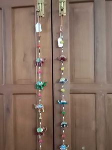 Handmade Elephant &amp; Turtle Hanging Decor