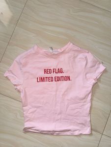 Pink "Red Flag. Limited Edition" T-Shirt