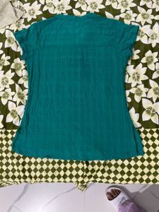 Free delivery Green Ruffle Blouse