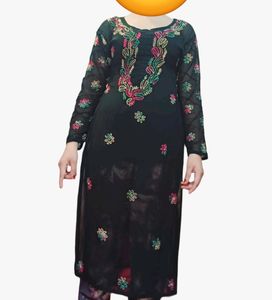 Chikenkari Kurti combo Set