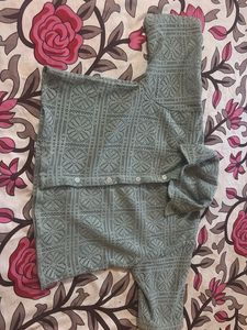 Crochet Button-Up Top