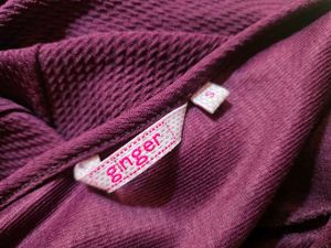 Women's Textured Purple Top