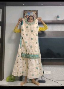 Embroidered Kurta with Sharara Set