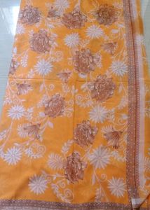 Synthetic Material Saree
