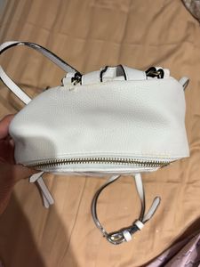 Victoria's Secret White Mini Backpack