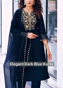 SKYLEE'S ROYAL BLUE KURTA SET