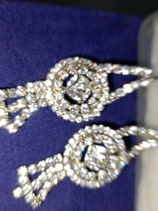Sparkling Crystal Dangle Earrings
