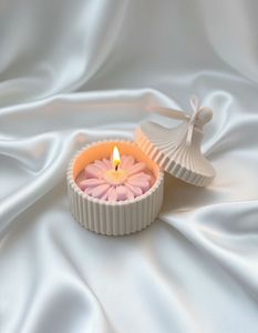 scented Daisy Candle Jar