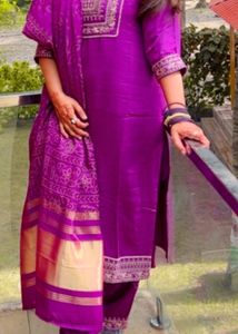 designer dress with dupatta