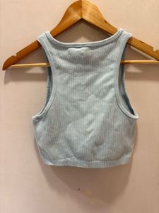 H&amp;M Ribbed Cropped Tank Top