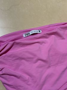 Pink Ruched Top