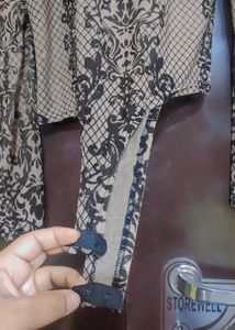 Nude Color Top Black Floral For 34 Bust