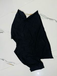 Black Flame Graphic Crop Top