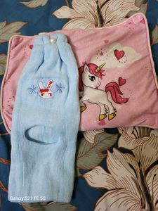 Baby Hug Pillow And New Monkey Cap