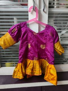 Beautiful Purple Ethnic south indian legnga