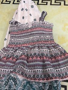 Adorable Floral Print Dress for Girls
