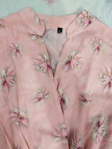 New Pink Floral Top