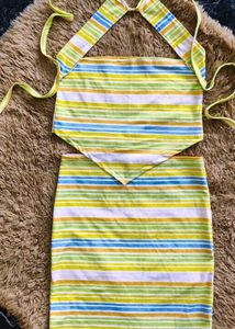 Super Hot Co- Ord Set Crop Top &amp; Skirt