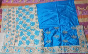 Embroidered Wedding Or Party Wear Saree