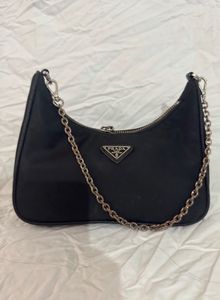 Prada Black Nylon Shoulder Bag