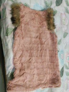 Pink Faux Fur Vest