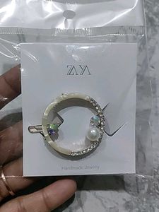 Elegant Pearl & Crystal Hair Clip (3pc)