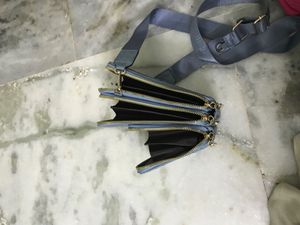 Blue Crossbody Wallet Bag