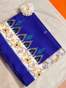 Elegant Blue Patterned Saree