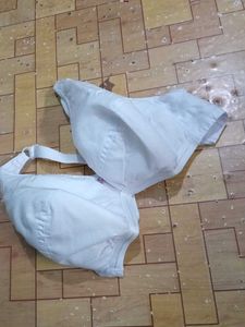 White Cotton Brand New Bra