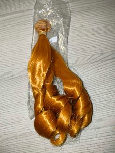 Golden red  Curly Doll Hair Extension