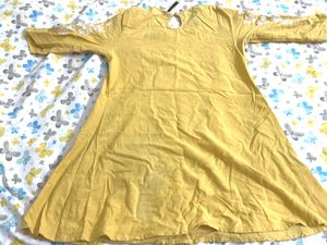 Yellow Embroidered Dress