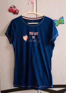 Blue "You Are So Lovely" Graphic Tee