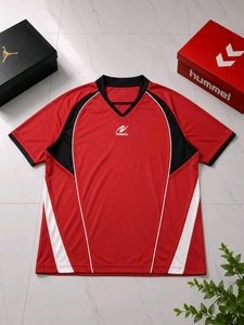 Nittaku Red Short Sleeve Athletic T-Shirt