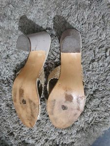 Stylish Woven Heeled Mules