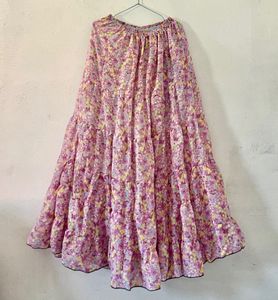 Trendy Flowy Layered Skirt 🩷