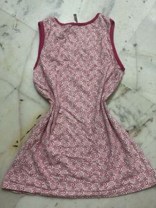 Y2k Cute Pink Paisley Print top