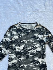 Camouflage Long Sleeve Top