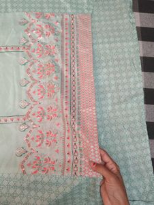 Beautiful Sequined Kurta Set with Dupatta
