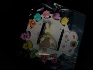 Cute mini Clips and hair band Set of 2