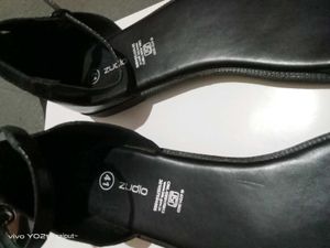 Chic Black Braided Flat Sandals