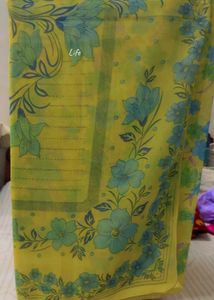 Vibrant Floral Saree