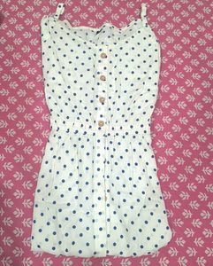 combo of Floral Print Maxi and Polka Dot midi