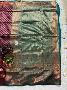 New South Indian Saree with blouse piece