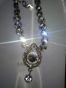 Sparkling Rhinestone Necklace Set